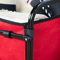 Carrello Multiuso Aktive Rosso Poliestere Acciaio 65 x 94 x 40 cm Pieghevole Spiaggia - Augustea Shop