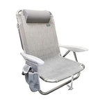 Sedia da Spiaggia Aktive Beige Grigio 51 x 45 x 76 cm - Augustea Shop