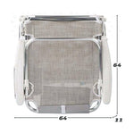 Sedia da Spiaggia Aktive Beige Grigio 51 x 45 x 76 cm - Augustea Shop