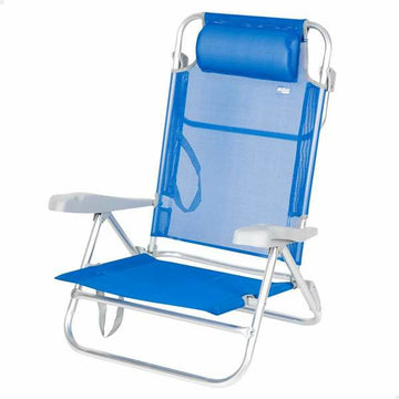 Sedia Pieghevole Aktive 72 x 63 x 21 cm Azzurro
