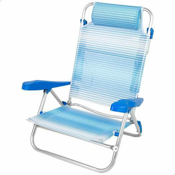 Sedia Pieghevole Aktive 72 x 63 x 21 cm Celeste