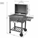 Barbecue Portatile Aktive Metallo Acciaio 102 x 104 x 65 cm - Augustea Shop