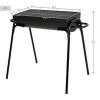 Barbecue Portatile Aktive Metallo Acciaio inossidabile 91 x 71 x 33 cm - Augustea Shop