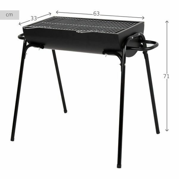 Barbecue Portatile Aktive Metallo Acciaio inossidabile 91 x 71 x 33 cm - Augustea Shop
