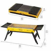 Barbecue Portatile Aktive Acciaio 89 x 33 x 33 cm Giallo - Augustea Shop