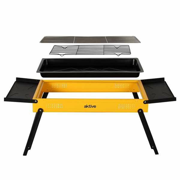 Barbecue Portatile Aktive Acciaio 89 x 33 x 33 cm Giallo - Augustea Shop