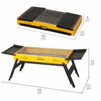 Barbecue Portatile Aktive Acciaio 89 x 33 x 33 cm Giallo - Augustea Shop