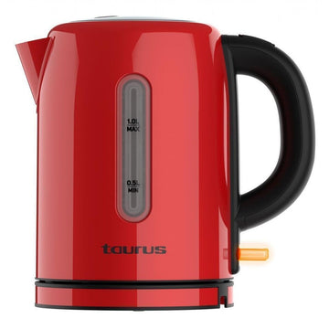 Bollitore Taurus VINTAGE COMPACT Rosso Acciaio inossidabile Plastica 2400 W 1 L