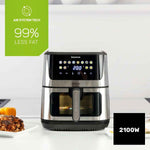 Friggitrice ad Aria Taurus Nero 2100 W 8 L