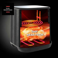 Friggitrice ad Aria Taurus Nero 2100 W 8 L