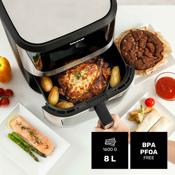 Friggitrice ad Aria Taurus Nero 2100 W 8 L