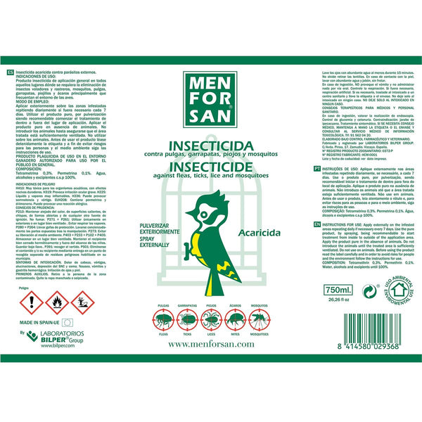Insetticida Menforsan Uccelli 750 ml - Augustea Shop