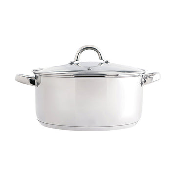 Casserole with lid Quid Ottawa 24 cm Black