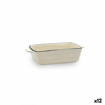 Teglia Quid Cocco Bianco Ceramica 16 x 9 x 4 cm (12 Unità)