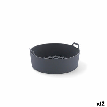 Air Fryer Basket Quid Naturalia Silicone 18 x 7,8 cm (12 Units)