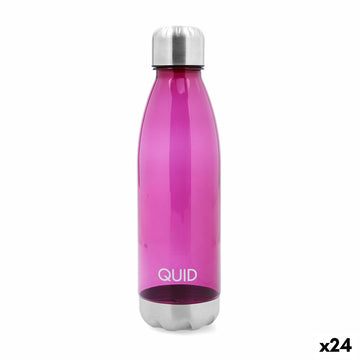 Water bottle Quid Sarao Pink Plastic 750 ml (24 Units)