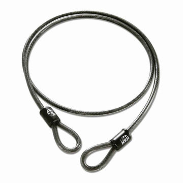 Cable with padlock IFAM Black Ø 12 mm