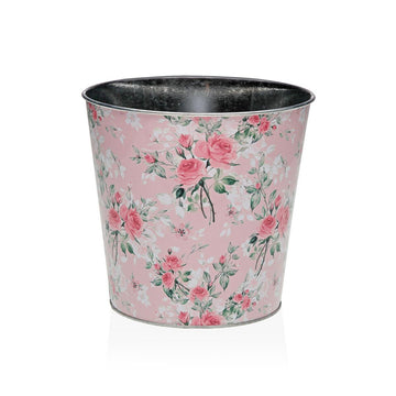 Vaso Versa XL Rosa Metallo Minimalista 16,5 cm