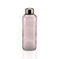 Water bottle Versa Pink Glass Aluminium 1 L 8,3 x 23,5 x 8,3 cm