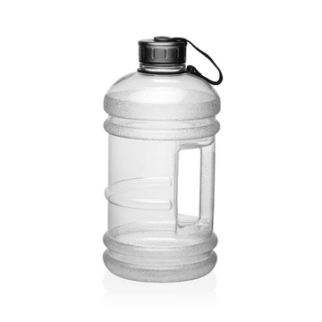 Water bottle Versa Transparent Silicone Stainless steel Polyethylene Steel polystyrene Terephthalate polyethylene (PET) 2 L 13 x