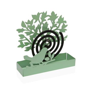 Supporto per spirali antizanzare Versa Verde Metallo 5 x 17 x 17 cm Albero