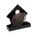 Supporto per spirali antizanzare Versa Nero Metallo 5 x 17 x 17 cm Uccello