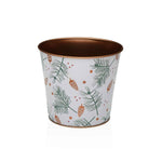 Vaso Versa Yule Metallo Minimalista 13,3 X 11,3 X 13,3 CM