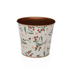 Vaso Versa Metallo Minimalista Bacche 13,3 X 11,3 X 13,3 CM