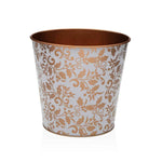 Vaso Versa Aurea Metallo Minimalista 17,5 x 16,5 x 17,5 cm