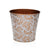 Vaso Versa Aurea Metallo Minimalista 17,5 x 16,5 x 17,5 cm