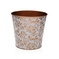 Vaso Versa Aurea Metallo Minimalista 17,5 x 16,5 x 17,5 cm