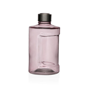 Bottiglia d'acqua Versa Rosa Vetro Alluminio 900 ml 10 x 19 x 10 cm