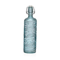 Bottiglia d'acqua Versa Turchese Vetro Alluminio 1 L 8,2 X 30,6 X 8,2 CM