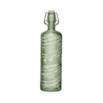 Bottiglia d'acqua Versa Verde Vetro Alluminio 1 L 8,2 X 30,6 X 8,2 CM