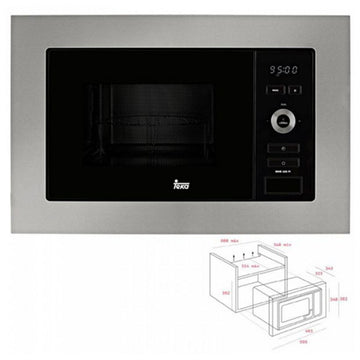 Built-in microwave with grill Teka MWE 225 FI 20 L 800W Steel 800 W 20 L