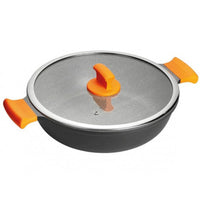 Casseruola con coperchio Inoxibar ABSOLUT Nero - Augustea Shop
