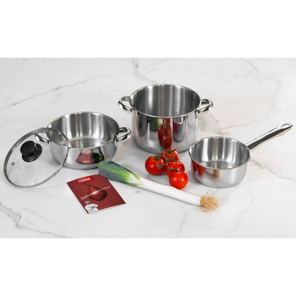 Batteria da Cucina Inoxibar Acciaio - Augustea Shop