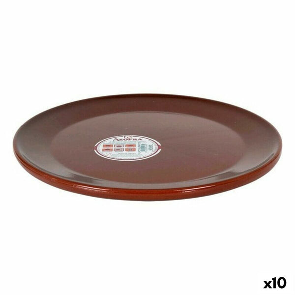 Teglia Azofra Marrone 32 cm 32 x 32 x 2 cm (10 Unità) - Augustea Shop
