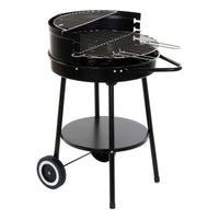 Barbecue a Carboni con Ruote DKD Home Decor Nero Metallo Plastica 59 x 49,5 x 82 cm - Augustea Shop