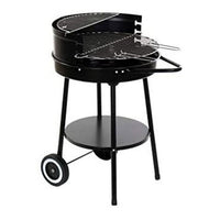 Barbecue a Carboni con Ruote DKD Home Decor Nero Metallo Plastica 59 x 49,5 x 82 cm - Augustea Shop