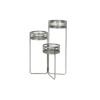 Vaso DKD Home Decor 3 in 1 Grigio Metallo Ferro Loft (47 x 35 x 72 cm) - Augustea Shop