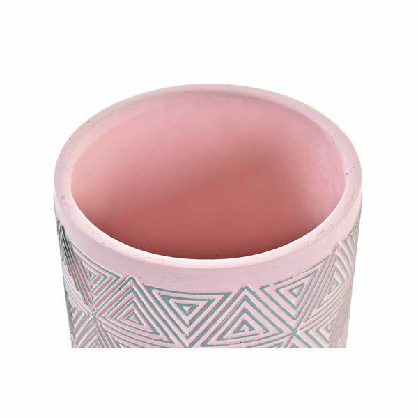 Set di vasi da fiori DKD Home Decor Cemento 2 Pezzi 2 Unità (17 x 17 x 15 cm) - Augustea Shop