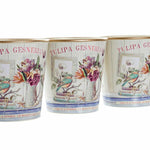 Set di Vasi DKD Home Decor Rosa Dorato PVC Alluminio Shabby Chic 38 x 13 x 14 cm (3 Pezzi) - Augustea Shop