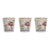Set di Vasi DKD Home Decor Rosa Dorato PVC Alluminio Shabby Chic 38 x 13 x 14 cm (3 Pezzi) - Augustea Shop