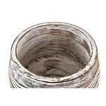 Vaso DKD Home Decor Marrone Bianco (2 Unità) (22 x 22 x 16 cm) - Augustea Shop
