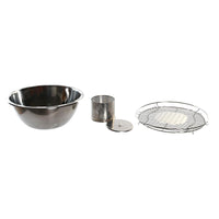 Barbecue DKD Home Decor Acciaio PVC (34,5 x 34,5 x 25 cm) - Augustea Shop