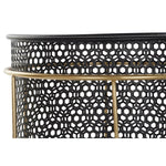 Set di vasi da fiori DKD Home Decor Nero Dorato Metallo Loft 36 x 36 x 58 cm - Augustea Shop