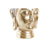 Vaso DKD Home Decor 17,5 x 17,5 x 21 cm Dorato Buddha Resina - Augustea Shop