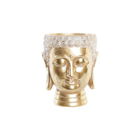 Vaso DKD Home Decor 17,5 x 17,5 x 21 cm Dorato Buddha Resina - Augustea Shop