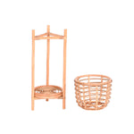 Vaso DKD Home Decor 25 x 25 x 70 cm Naturale Rattan Bali - Augustea Shop